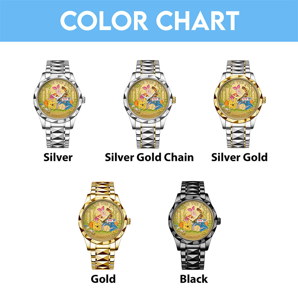 Winnie-the-Pooh 100th Anniversary Alloy Luxury Quartz Watch - TMTHU4974