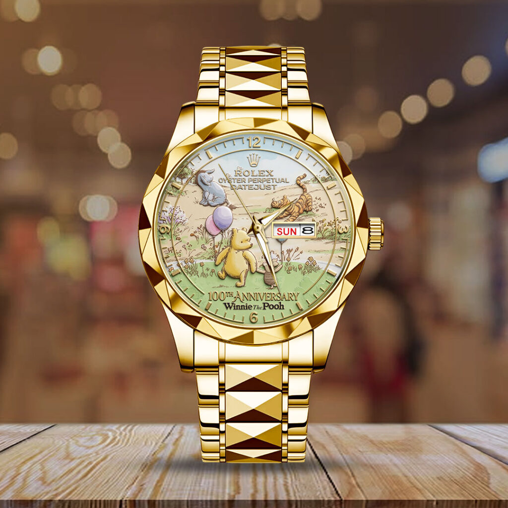 Winnie-the-Pooh 100th Anniversary Alloy Luxury Quartz Watch - TMTHU7591