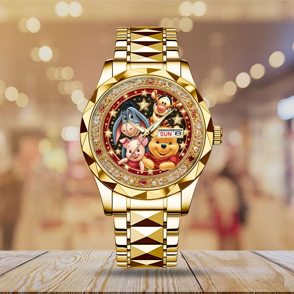 Winnie-the-Pooh 100th Anniversary Alloy Luxury Quartz Watch - TMTHU8980