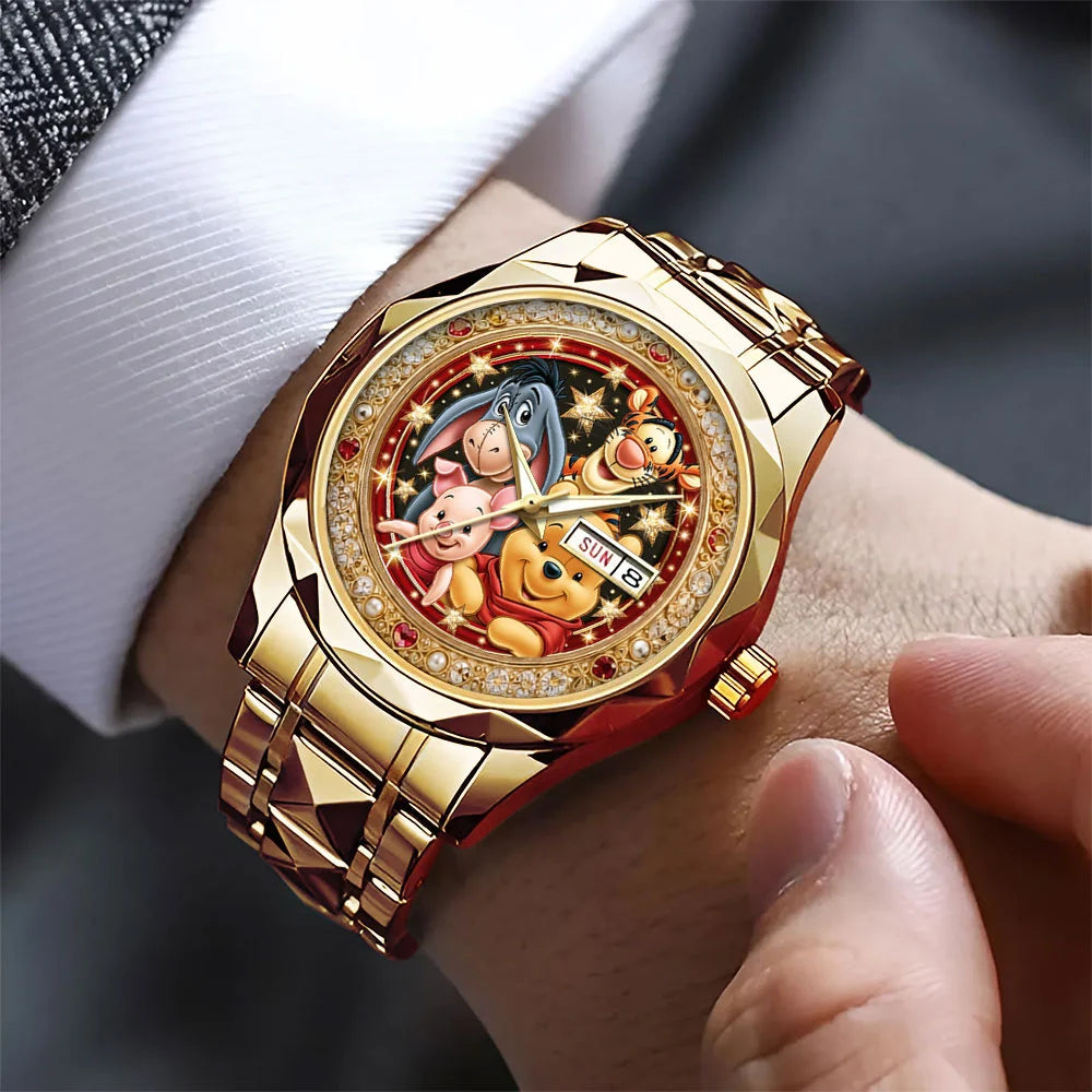 Winnie-the-Pooh 100th Anniversary Alloy Luxury Quartz Watch - TMTHU8980