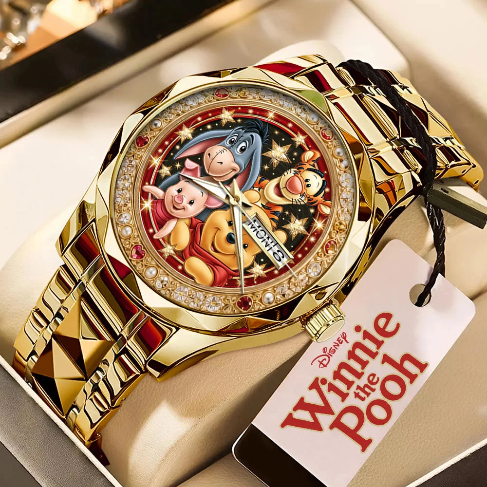 Winnie-the-Pooh 100th Anniversary Alloy Luxury Quartz Watch - TMTHU8980