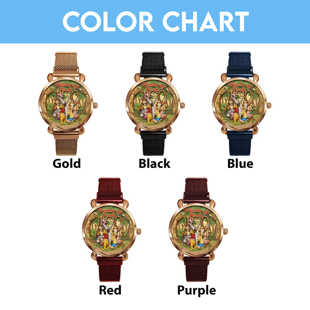 Winnie-the-Pooh 100th Anniversary Mesh Strap Quartz Watch - TMTHU4488