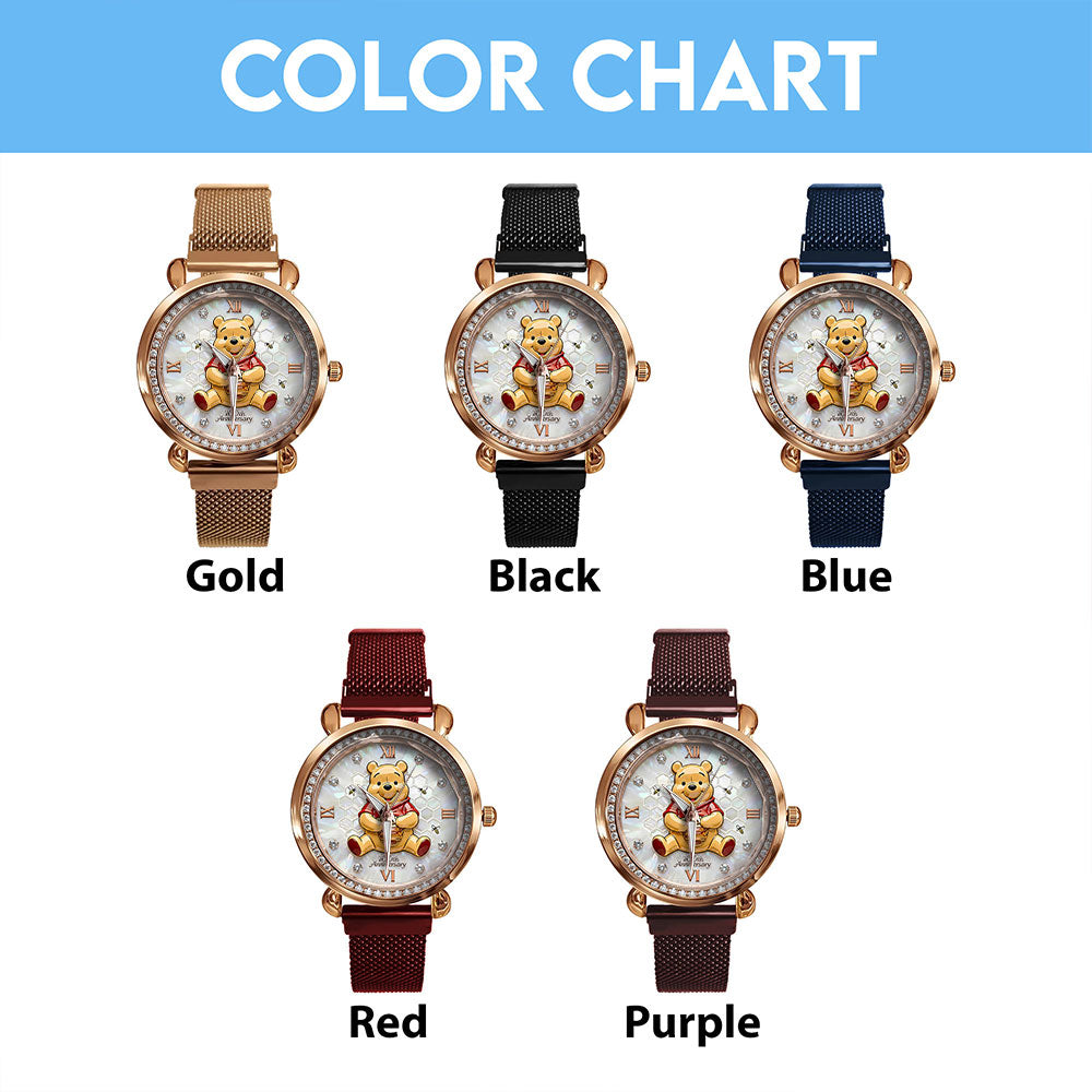 Winnie-the-Pooh 100th Anniversary Mesh Strap Quartz Watch - TMTHU4873