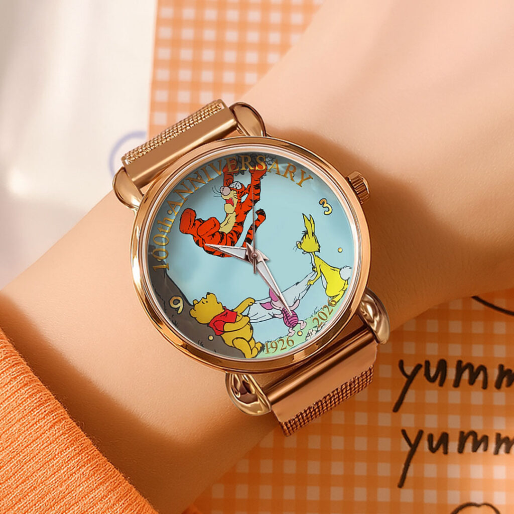 Winnie-the-Pooh 100th Anniversary Mesh Strap Quartz Watch - TMTHU6515