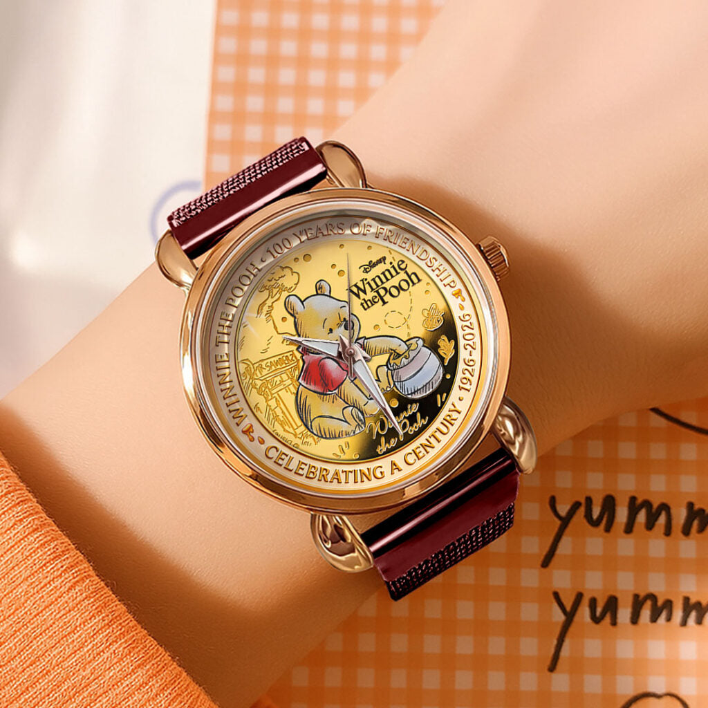Winnie-the-Pooh 100th Anniversary Mesh Strap Quartz Watch - HOATT16478