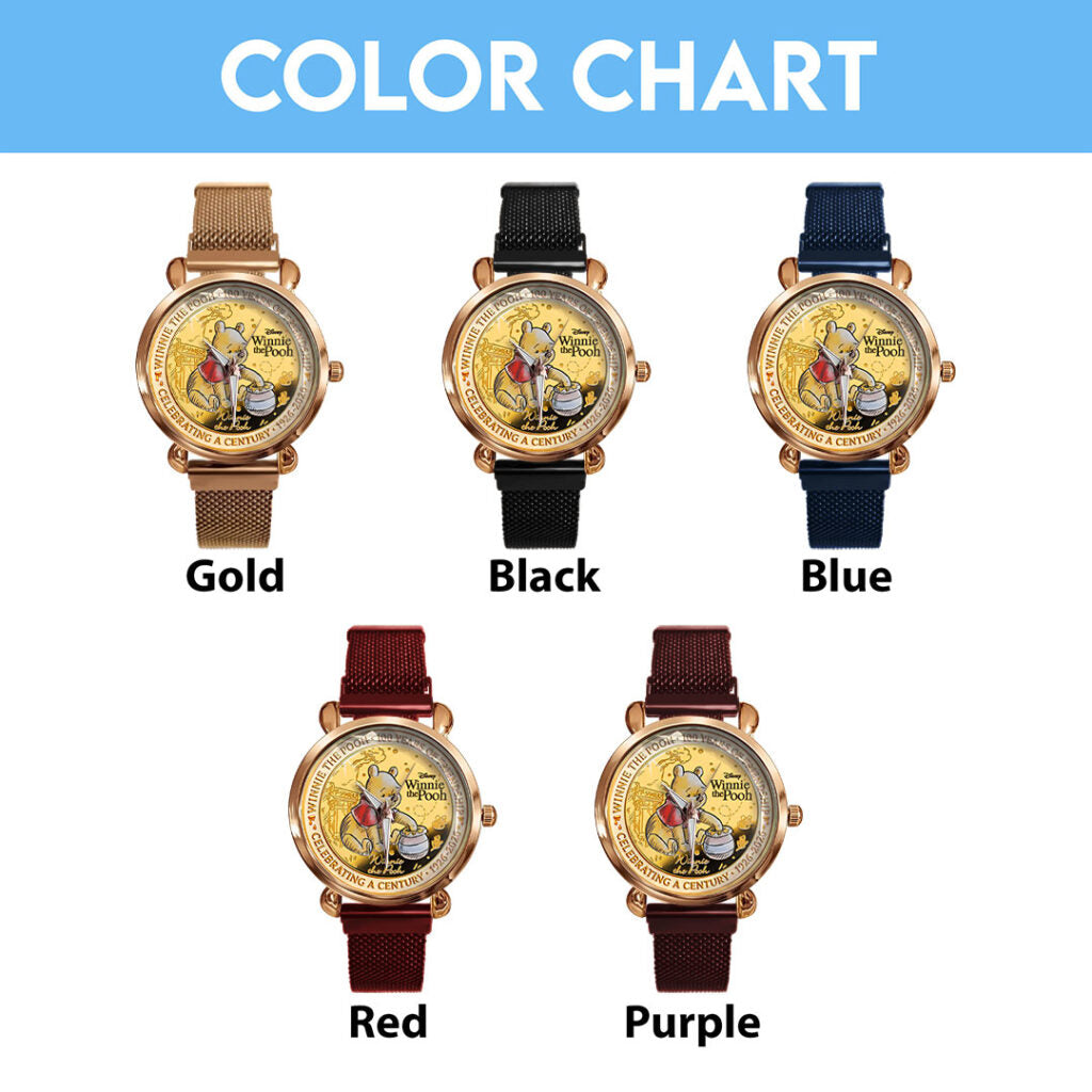 Winnie-the-Pooh 100th Anniversary Mesh Strap Quartz Watch - HOATT16478