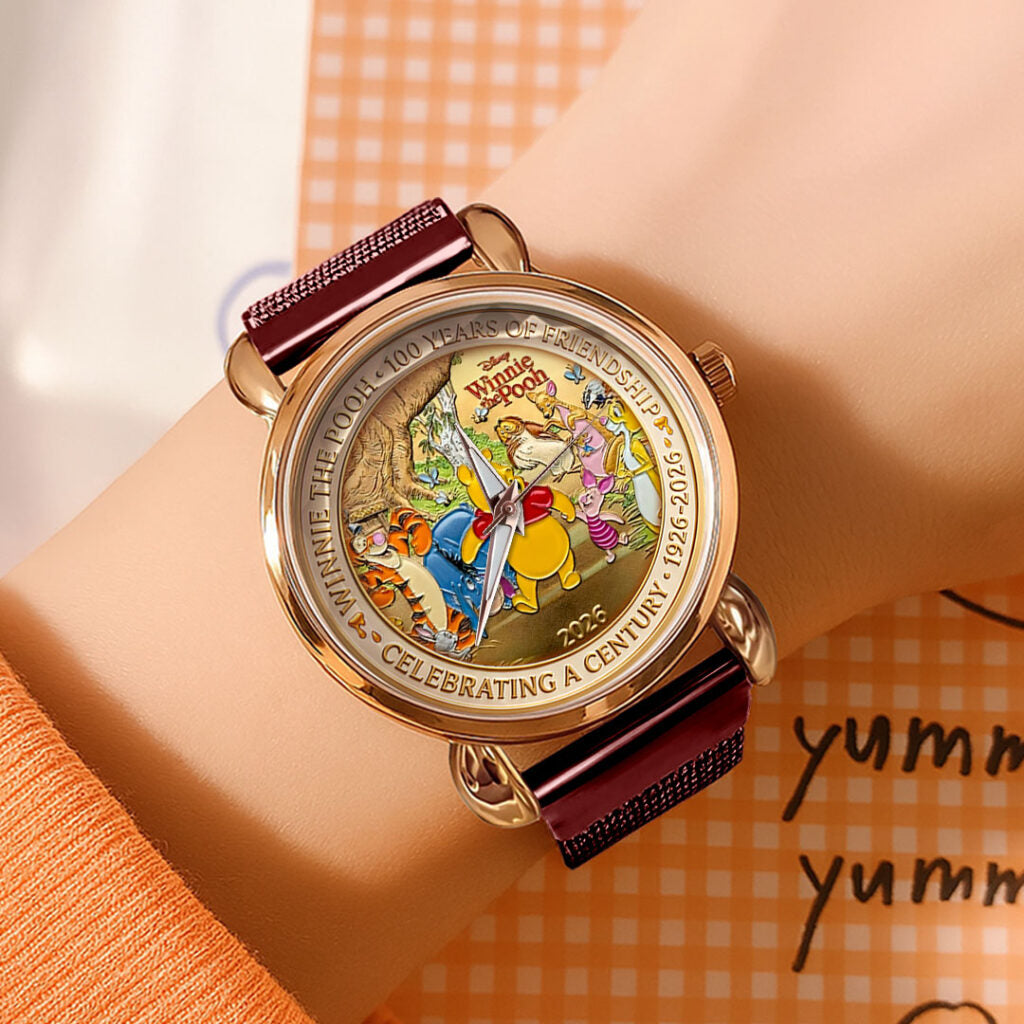 Winnie-the-Pooh 100th Anniversary Mesh Strap Quartz Watch - HOATT16800