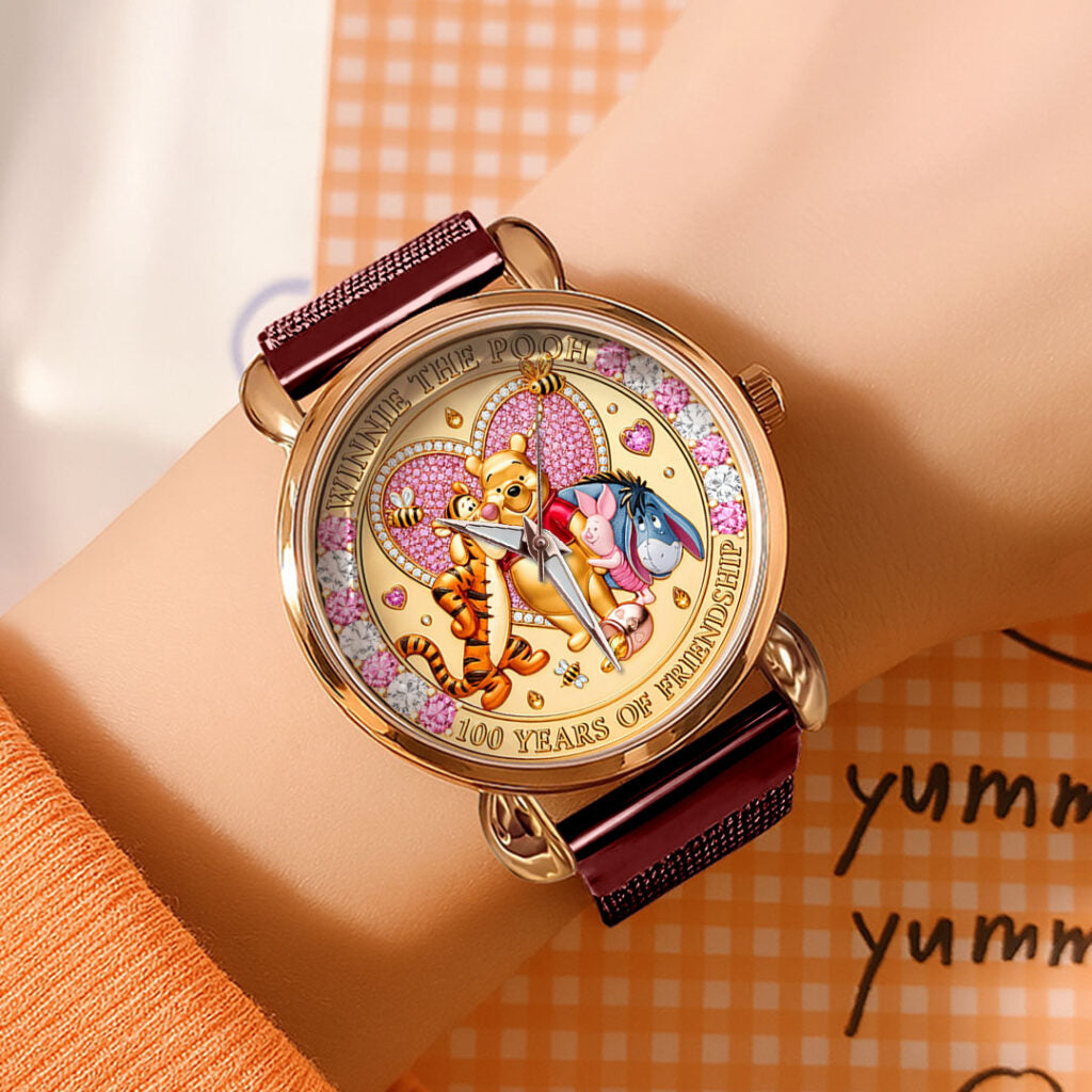 Winnie-the-Pooh 100th Anniversary Mesh Strap Quartz Watch - HOATT16932