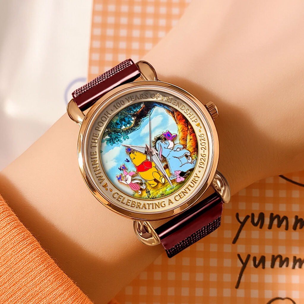 Winnie-the-Pooh 100th Anniversary Mesh Strap Quartz Watch - HOATT16933