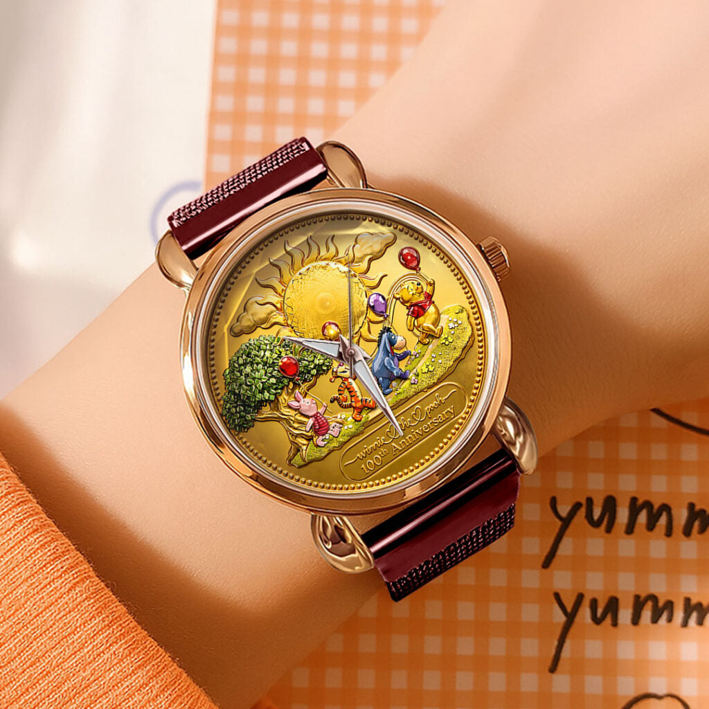 Winnie-the-Pooh 100th Anniversary Mesh Strap Quartz Watch - HOATT16976