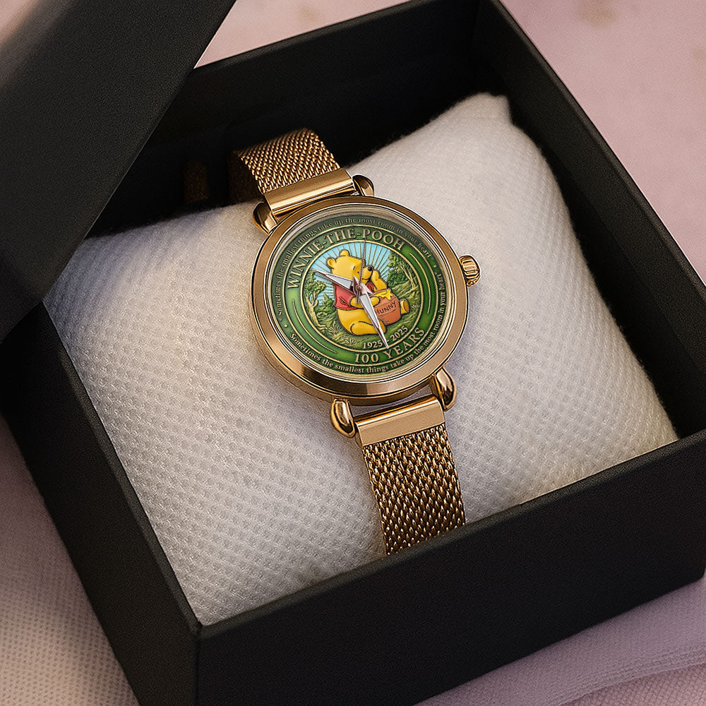Winnie-the-Pooh 100th Anniversary Mesh Strap Quartz Watch - MAITM14382
