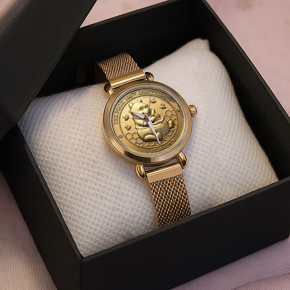 Winnie-the-Pooh 100th Anniversary Mesh Strap Quartz Watch - MAITM14443