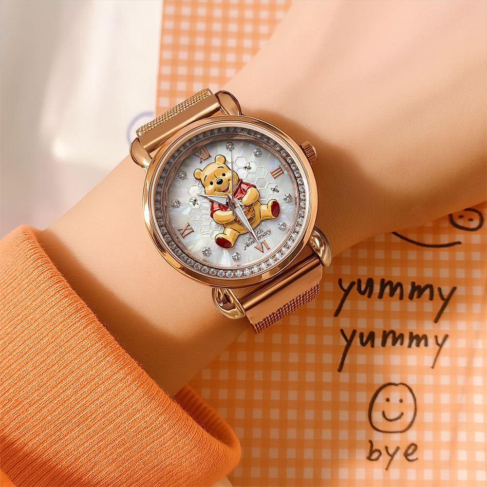 Winnie-the-Pooh 100th Anniversary Mesh Strap Quartz Watch - MAITM14668
