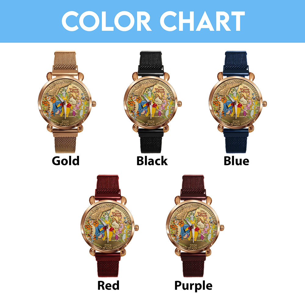 Winnie-the-Pooh 100th Anniversary Mesh Strap Quartz Watch - TMTHU4514