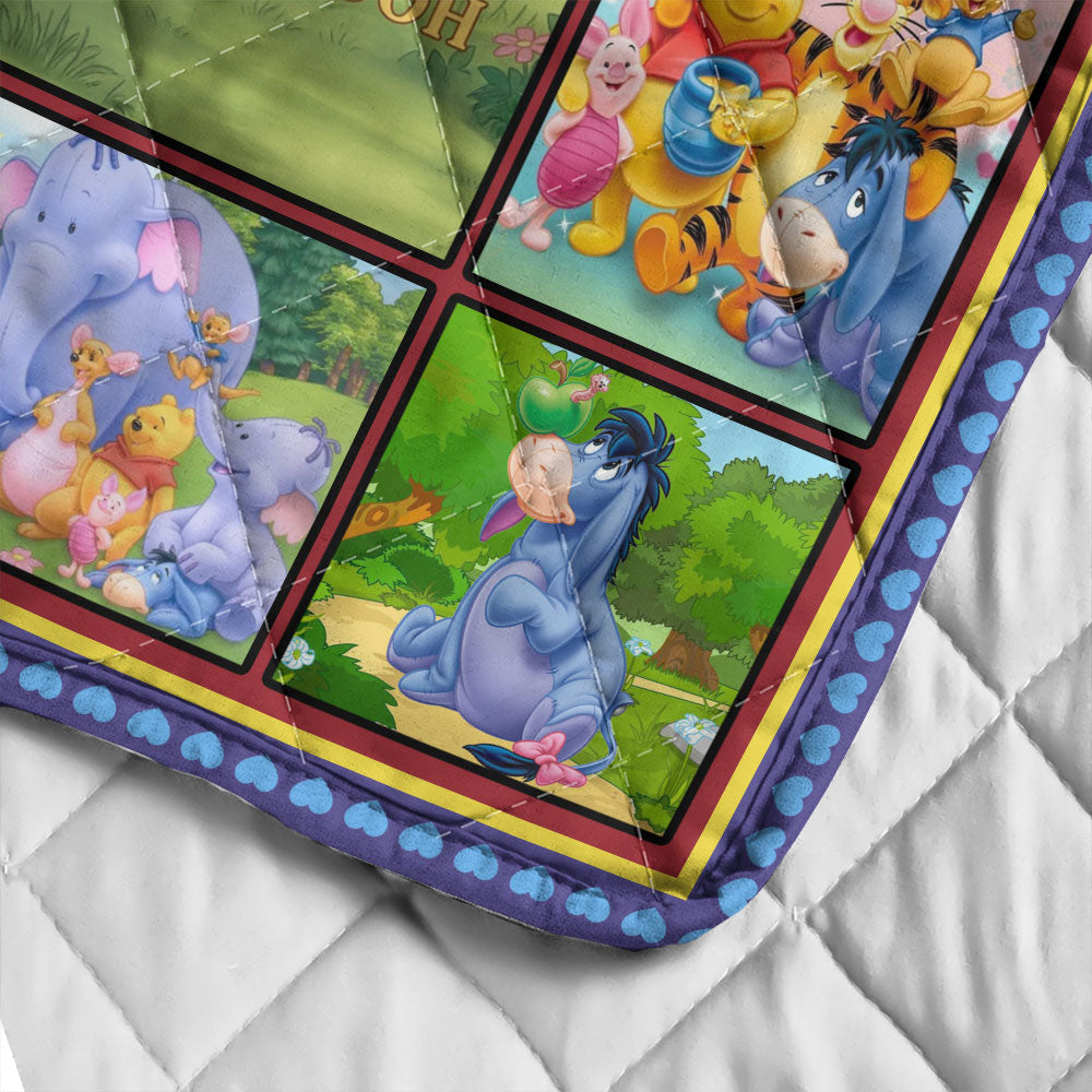 Winnie-the-Pooh 100th Anniversary Quilt Blanket - TMTHU2970