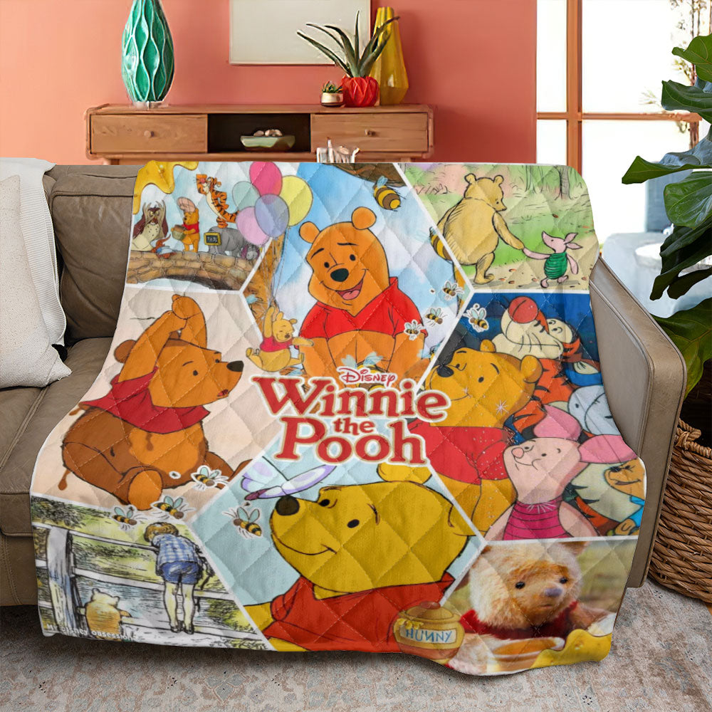 Winnie-the-Pooh 100th Anniversary Quilt Blanket - TMTHU7670