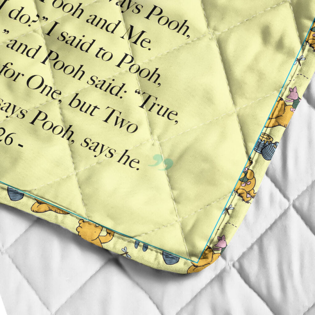 Winnie-the-Pooh 100th Anniversary Quilt Blanket - TMTHU4563