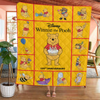 Winnie-the-Pooh 100th Anniversary Quilt Blanket - TMTHU4770