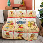 Winnie-the-Pooh 100th Anniversary Quilt Blanket - TMTHU4794