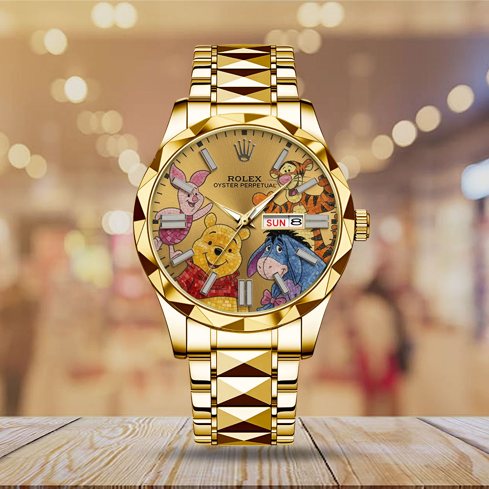 Winnie-the-Pooh Alloy Luxury Quartz Watch - TMTHU7369