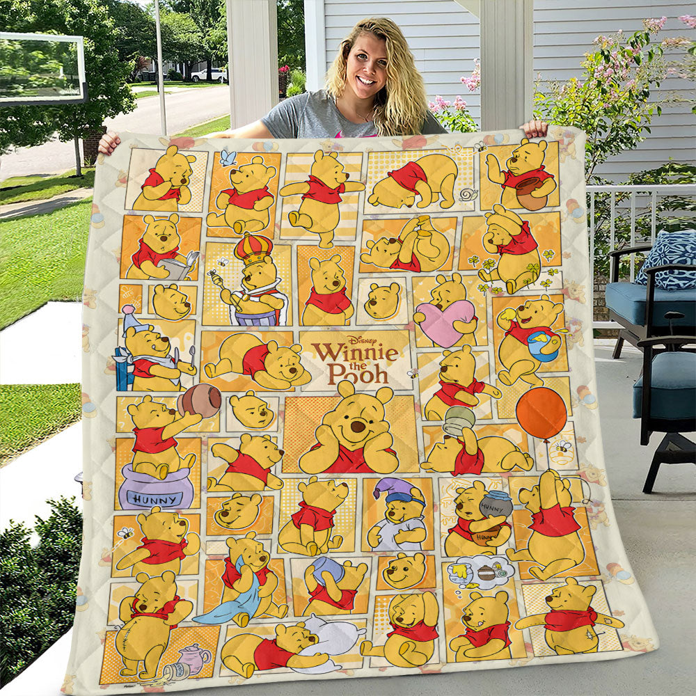 Winnie-the-Pooh Quilt Blanket - TMTHU5370