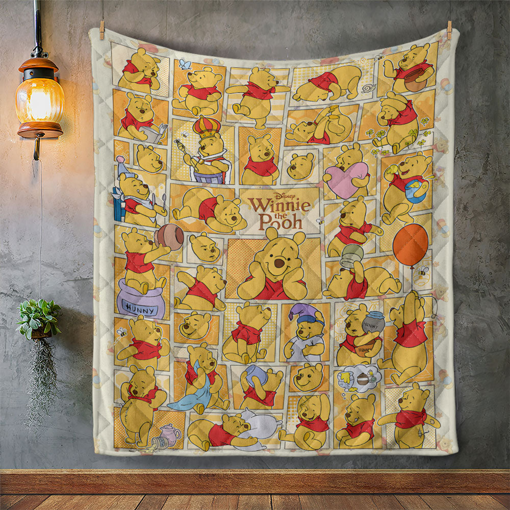 Winnie-the-Pooh Quilt Blanket - TMTHU5370