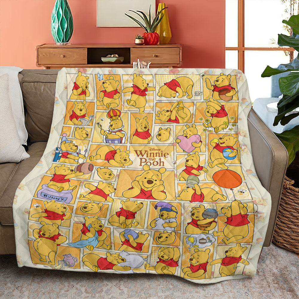 Winnie-the-Pooh Quilt Blanket - TMTHU5370