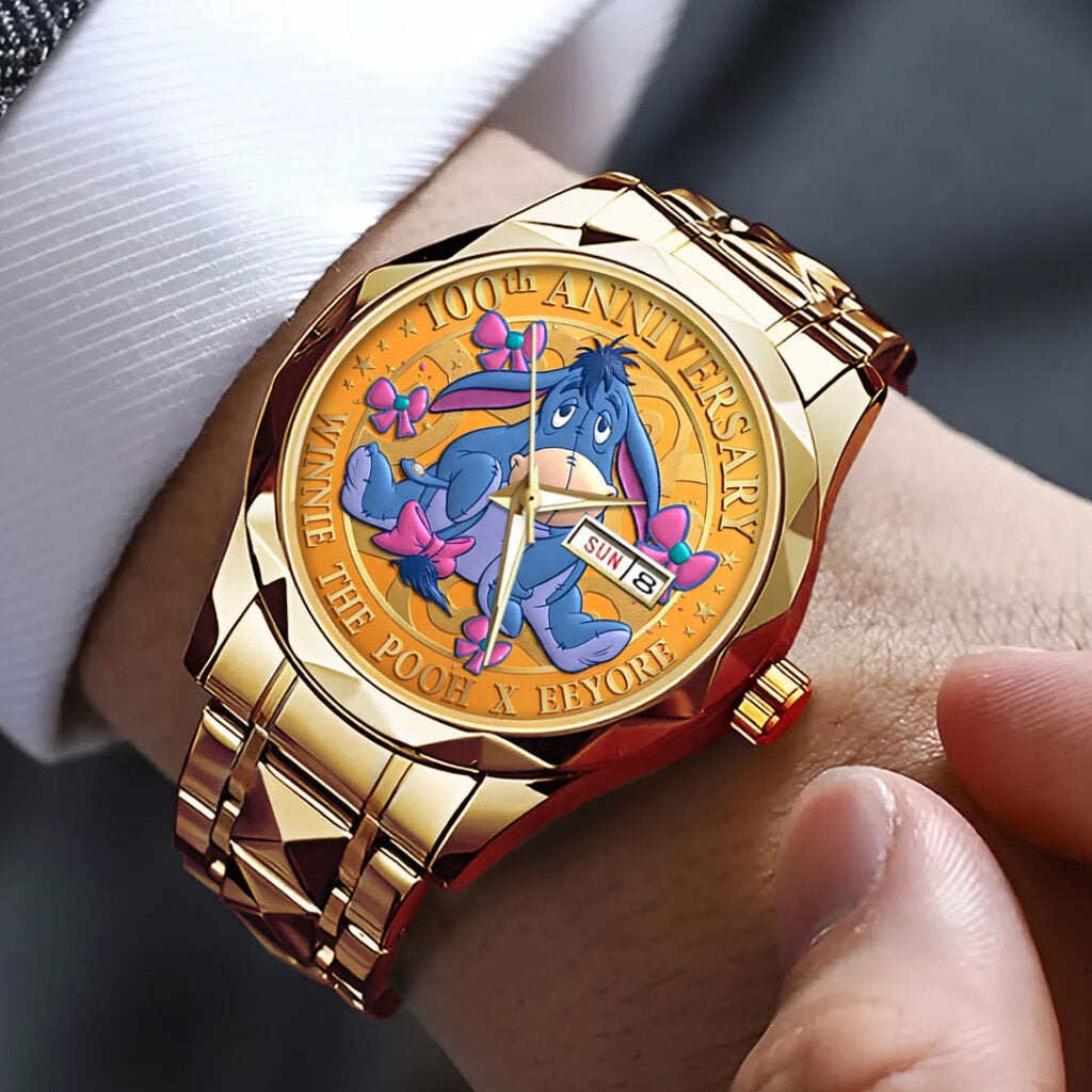 Winnie-the-Pooh x Eeyore 100th Anniversary 2026 Alloy Luxury Quartz Watch - TMTHU5157