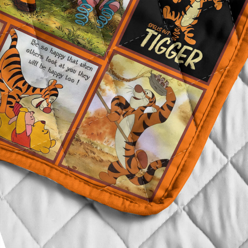 Winnie-the-Pooh x Tigger Quilt Blanket - HOATT15688