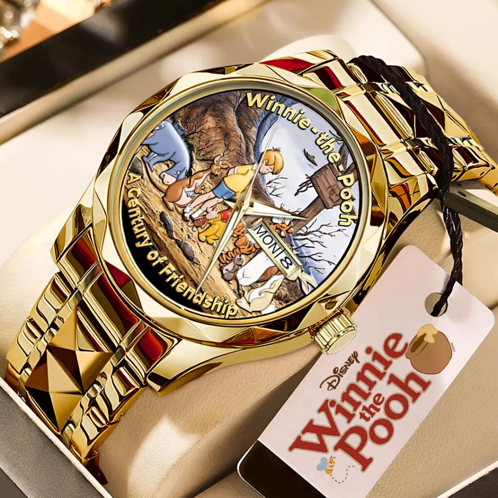 Winnie-the-Pooh 100th Anniversary Alloy Luxury Quartz Watch - TMTHU3499