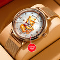 Personalized Winnie-the-Pooh 100th Anniversary Mesh Strap Quartz Watch - VANDH5010