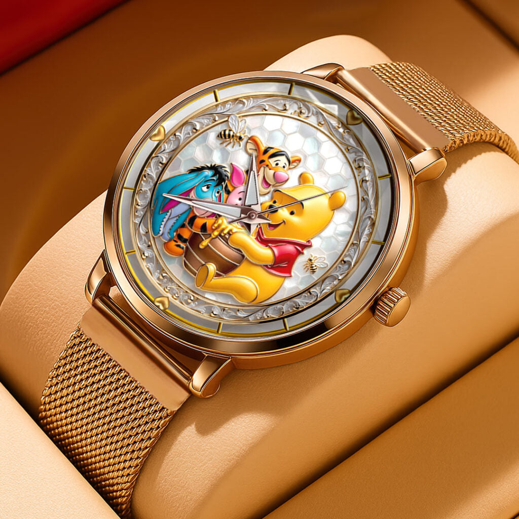 Winnie-the-Pooh 100th Anniversary Mesh Strap Quartz Watch - VANDH5016