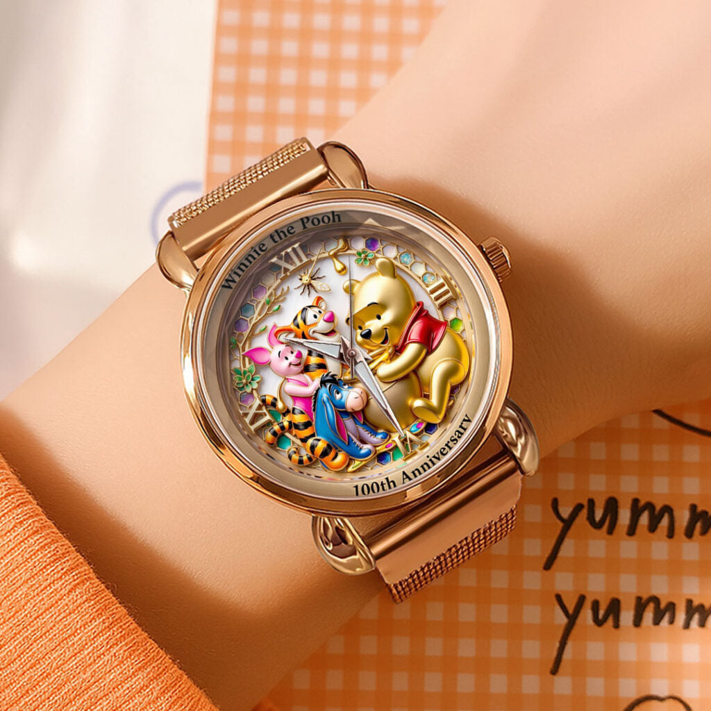 Winnie-the-Pooh 100th Anniversary Mesh Strap Quartz Watch - VANDH5017