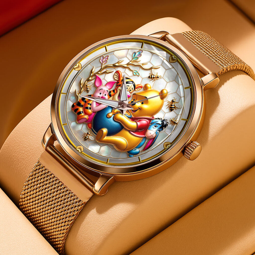 Winnie-the-Pooh 100th Anniversary Mesh Strap Quartz Watch - VANDH5018
