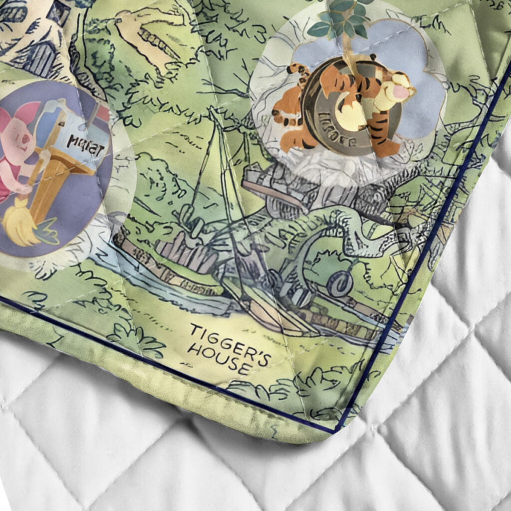 Winnie-the-Pooh 100th Anniversary Quilt Blanket - TMTHU3486