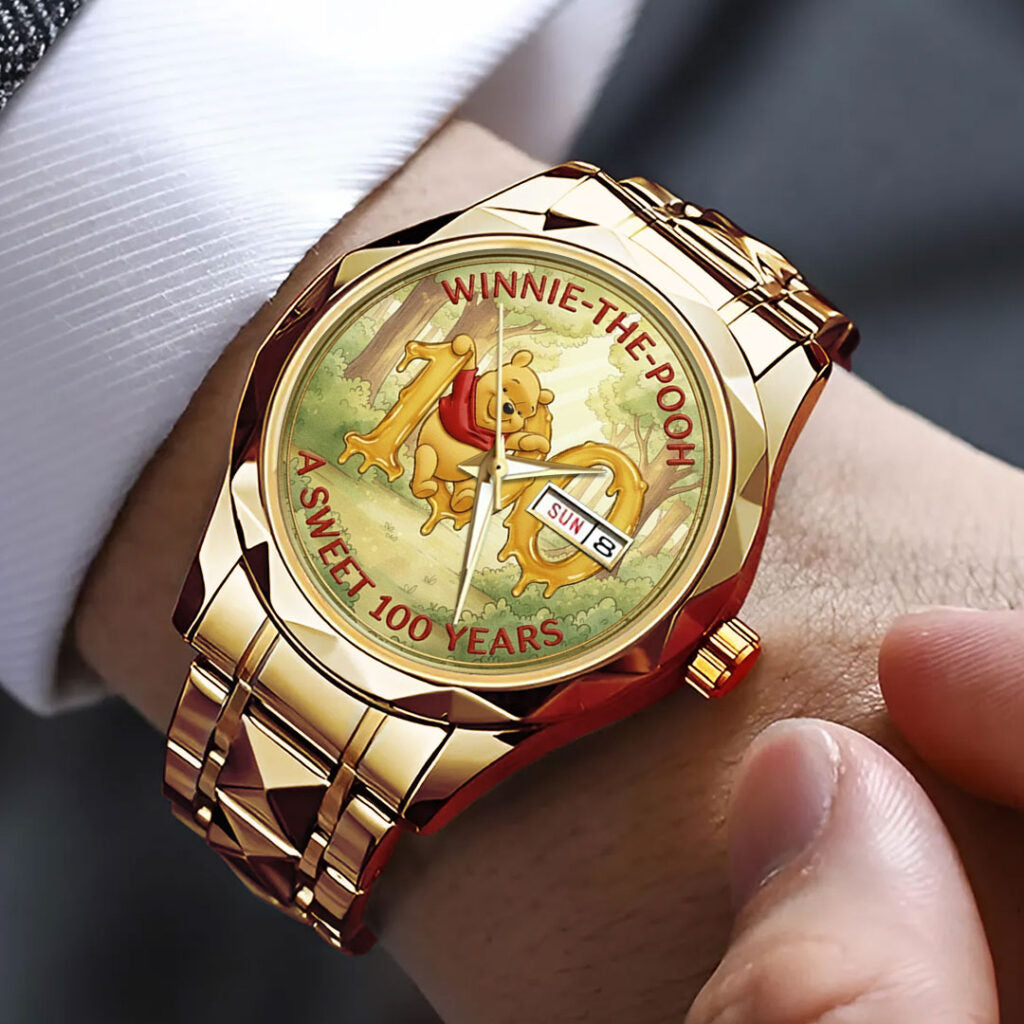 Winnie-the-Pooh 100th Anniversary Alloy Luxury Quartz Watch - TMTHU2891