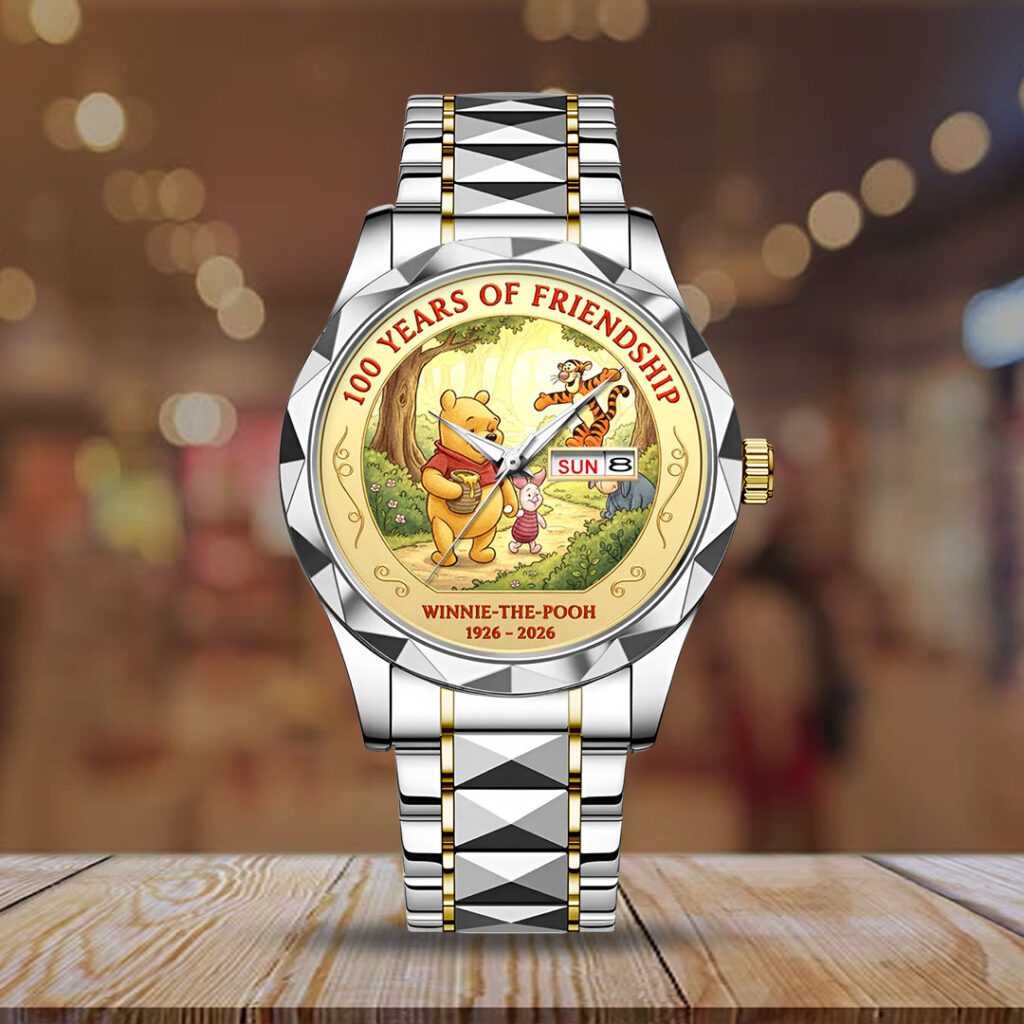 Winnie-the-Pooh 100th Anniversary Alloy Luxury Quartz Watch - TMTHU2892