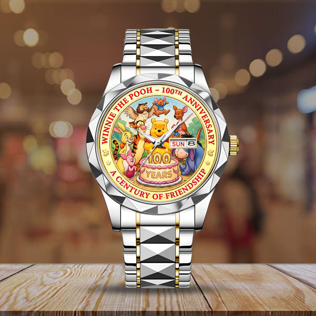 Winnie-the-Pooh 100th Anniversary Alloy Luxury Quartz Watch - TMTHU2921