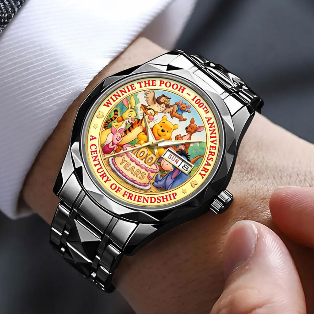 Winnie-the-Pooh 100th Anniversary Alloy Luxury Quartz Watch - TMTHU2921