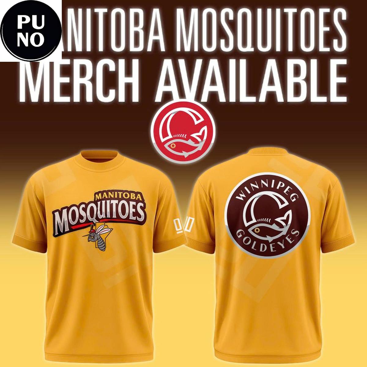 Winnipeg Goldeyes x Manitoba Mosquitoes 2026 Hoodie T-Shirt