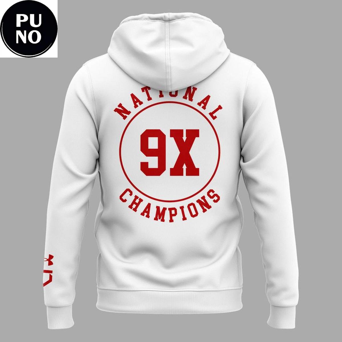 Wisconsin Badgers 9x Women's Hockey National Champions 2026 Hoodie