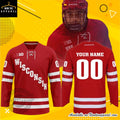 Wisconsin Badgers Red Hockey Jersey