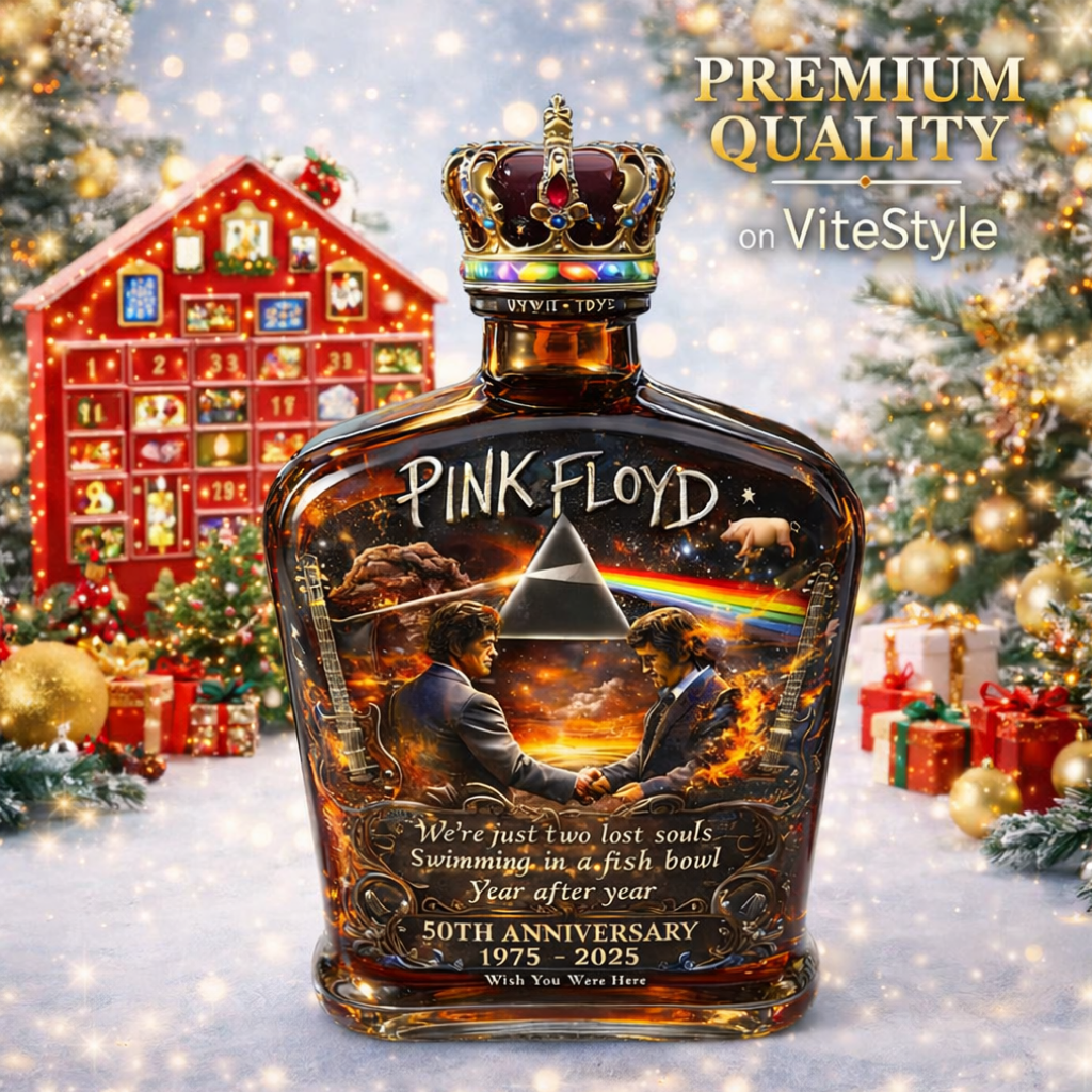 Wish You Were Here Pink Floyd Whiskey Bottle