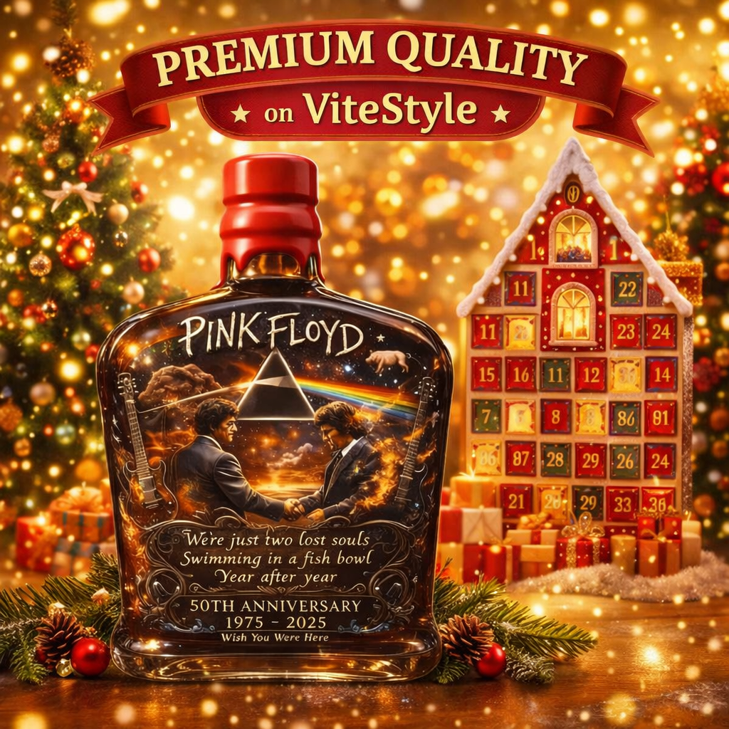 Wish You Were Here Pink Floyd Whiskey Bottle