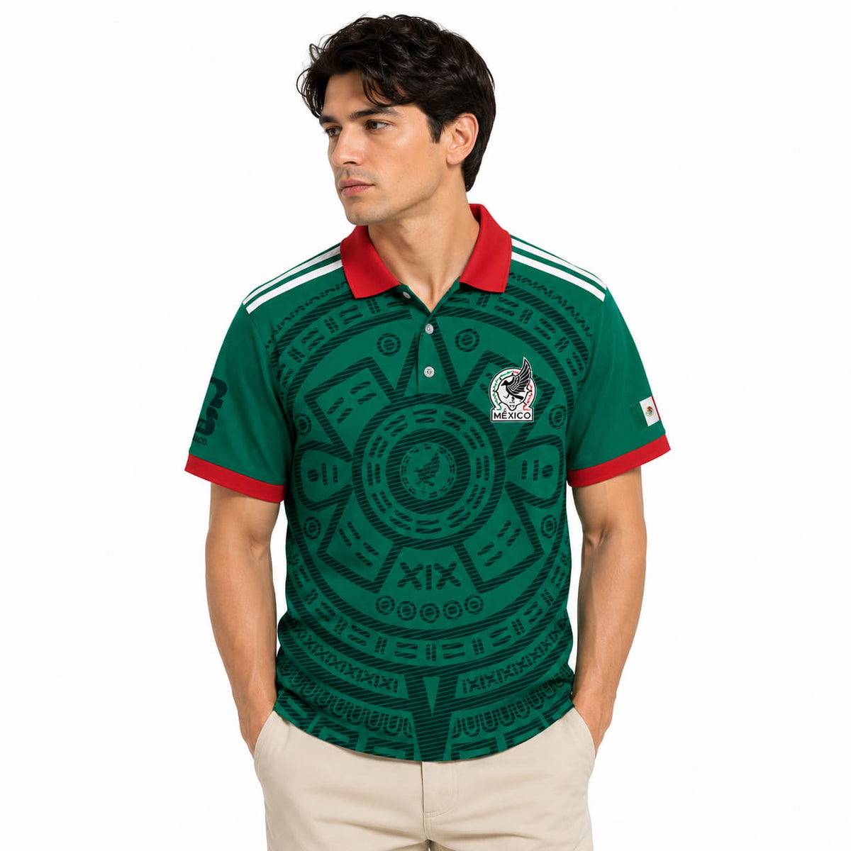 World Cup 2026 Mexico Soccer Polo Shirt