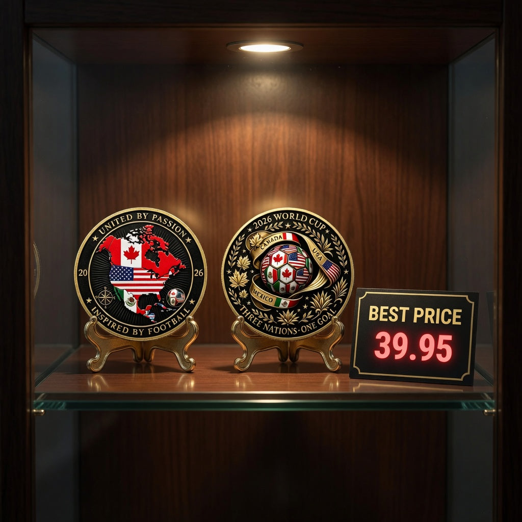 World Cup 2026 Three Nation One Goal Challenge Coin