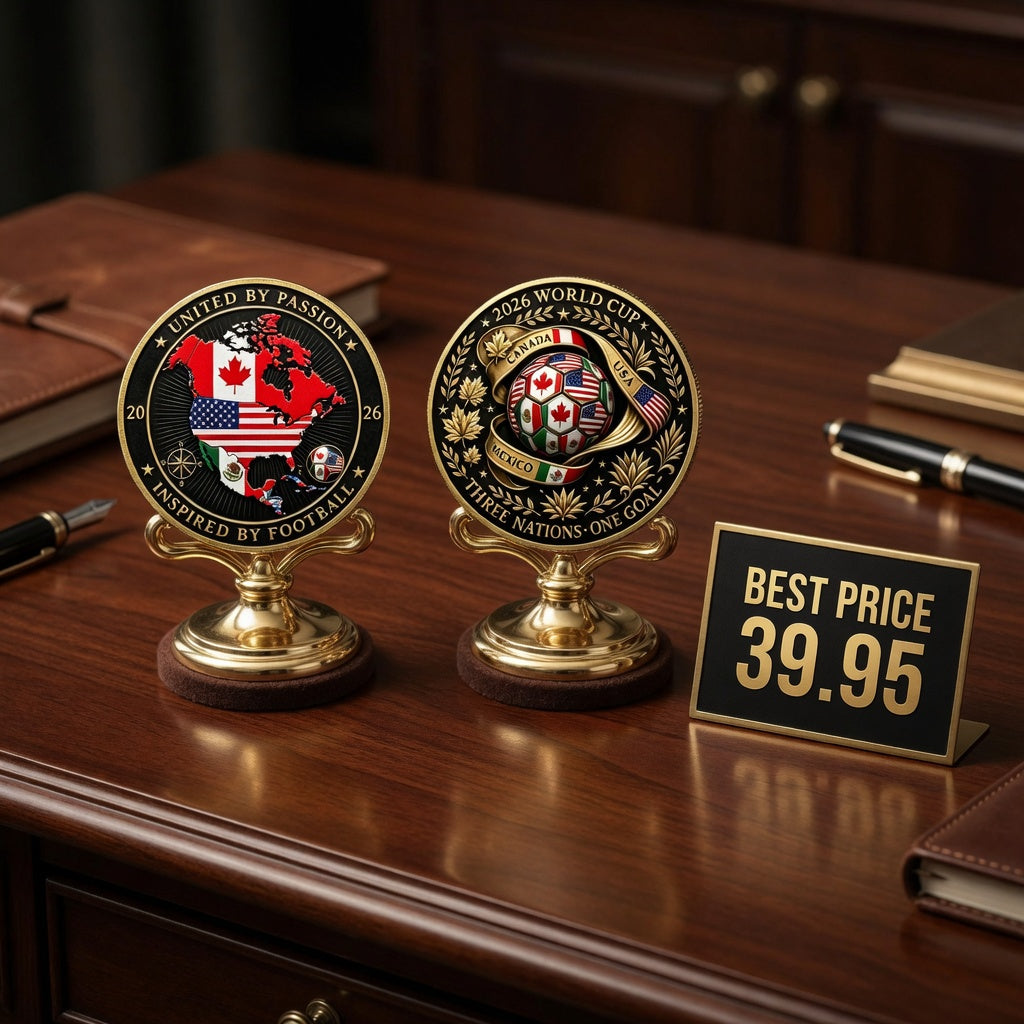World Cup 2026 Three Nation One Goal Challenge Coin