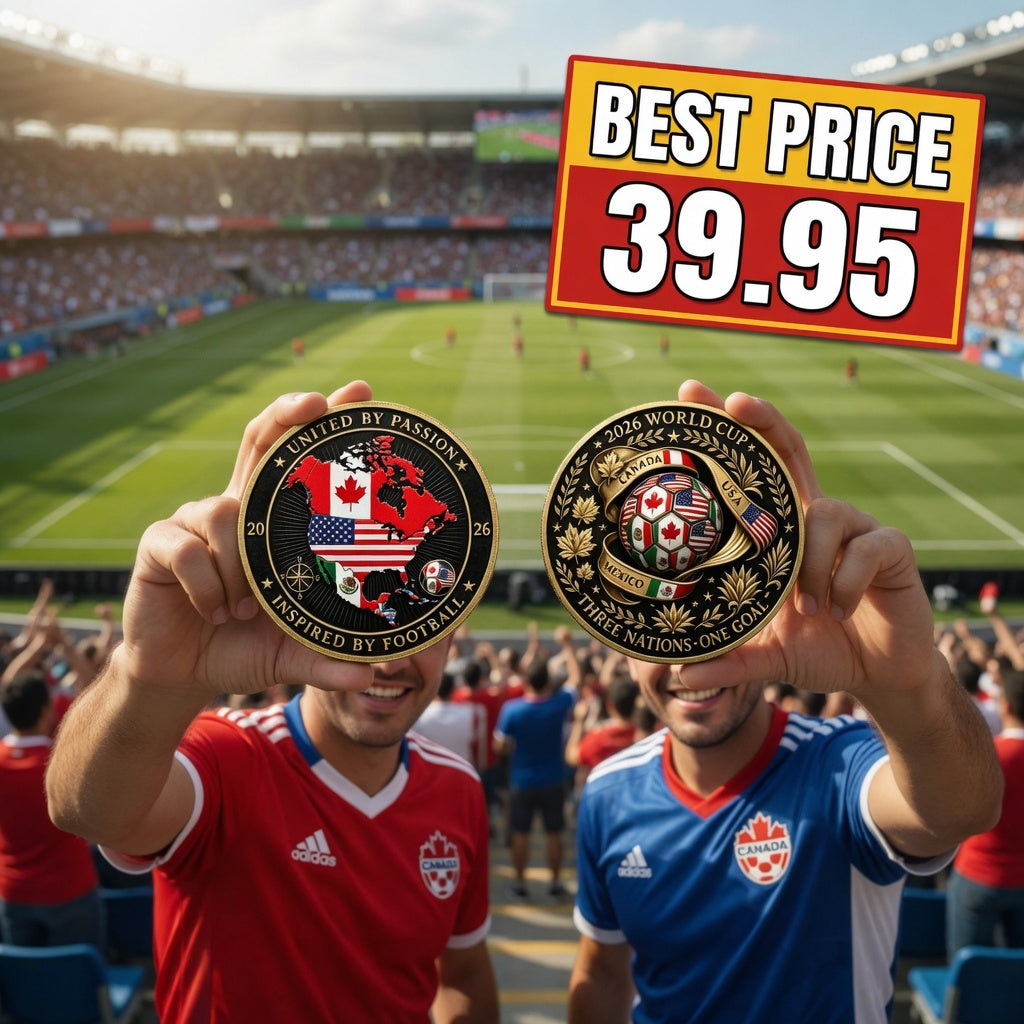 World Cup 2026 Three Nation One Goal Challenge Coin