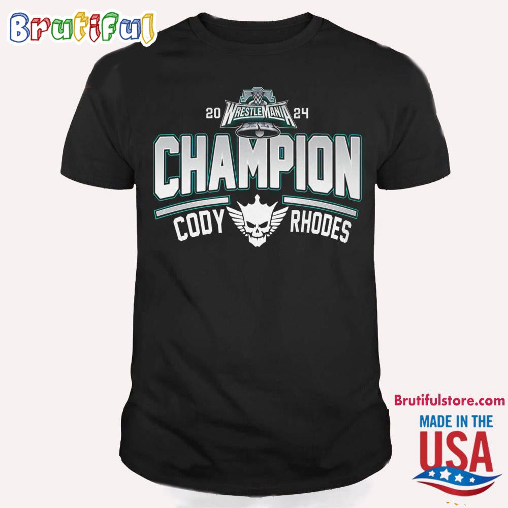 Wrestlemania 2024 Champion Cody Rhodes T Shirt