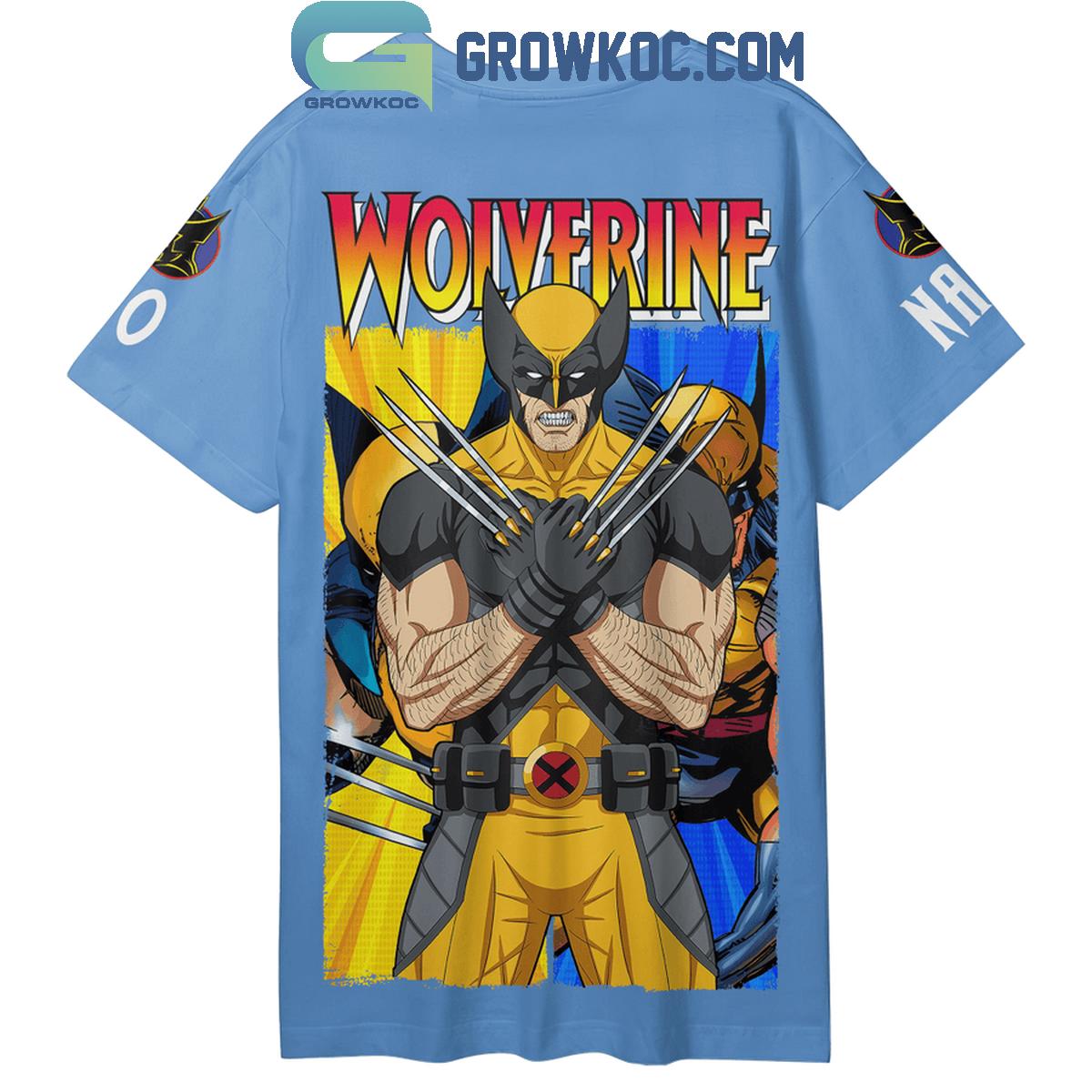 X-Men ’97 Marvel Studio Wolverine Personalized Hoodie Shirts Blue Design